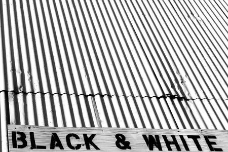Black + White
