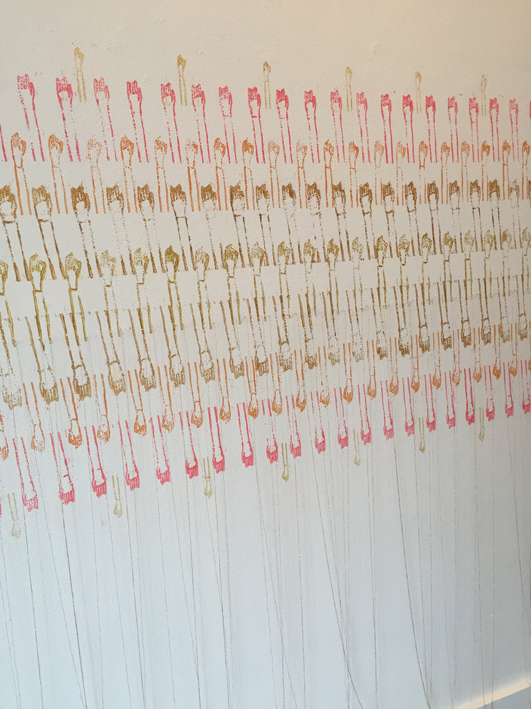 Senju Kannon (Thousand Armed Buddha) Installation